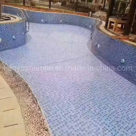 Piscina design arte mosaico de vidro oceano peixes padrão piscina murais de mosaico de vidro